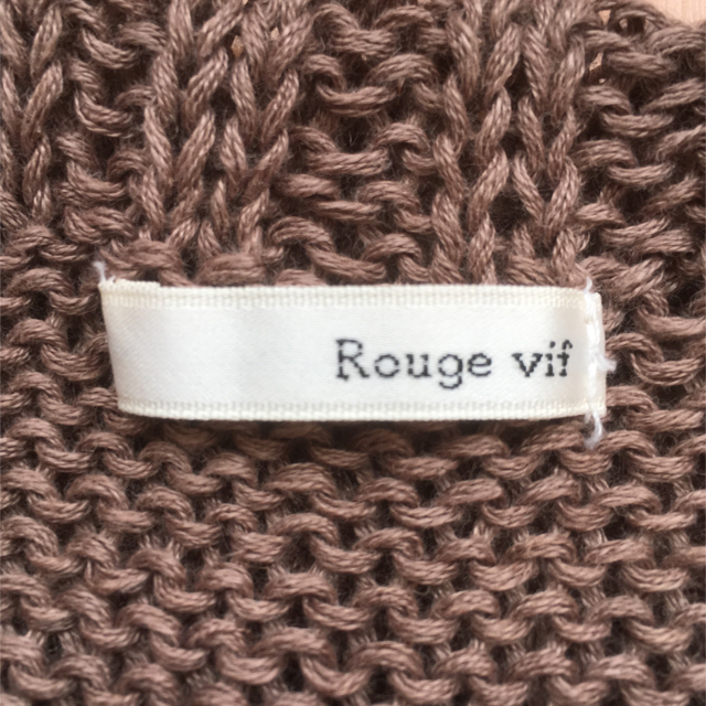 Rouge vif(ルージュヴィフ)のRouge vif ノースリーブニット レディースのトップス(ニット/セーター)の商品写真