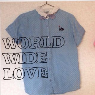 ワールドワイドラブ(WORLD WIDE LOVE!)のWWL! コビニャーブラウス(シャツ/ブラウス(半袖/袖なし))