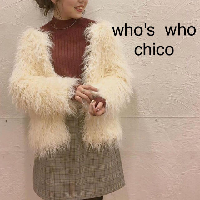 who's who Chico(フーズフーチコ)の新品❁﻿フーズフーチコ ラメワイドリブニット  レディースのトップス(ニット/セーター)の商品写真