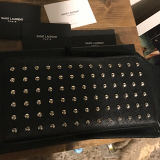 サンローラン(Saint Laurent)のサンローラン 財布 スタッズ SAINT LAURENT PARIS(長財布)