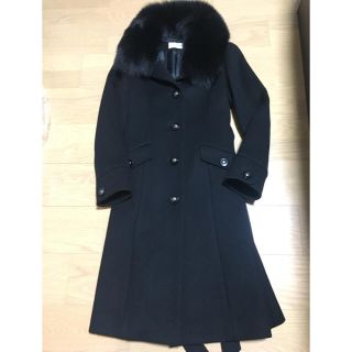 クレージュ(Courreges)のクレージュ courreges コート 黒 38(ロングコート)