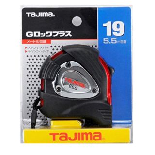 【新品未使用】TAJIMAタジマGロックプラス19 5.5m 19mm幅 ㍍目盛(工具/メンテナンス)