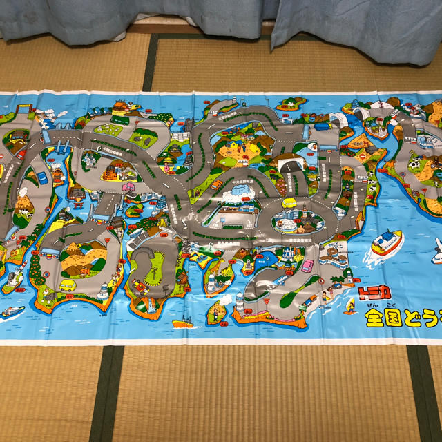 トミカ 全国どうろマップの通販 by やふたろう|ラクマ