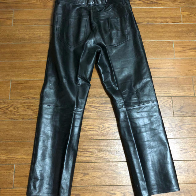 90s OLD GAP BOOT CUT レザー フレア パンツ-