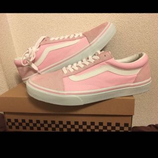 ヴァンズ(VANS)のVANS OLD SKOOL DX ピンク(スニーカー)