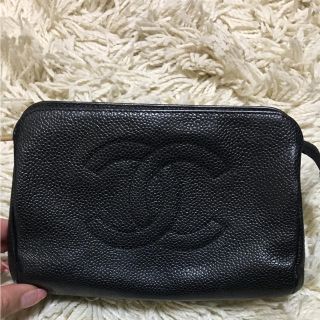 シャネル(CHANEL)のCHANELポーチ黒(ポーチ)