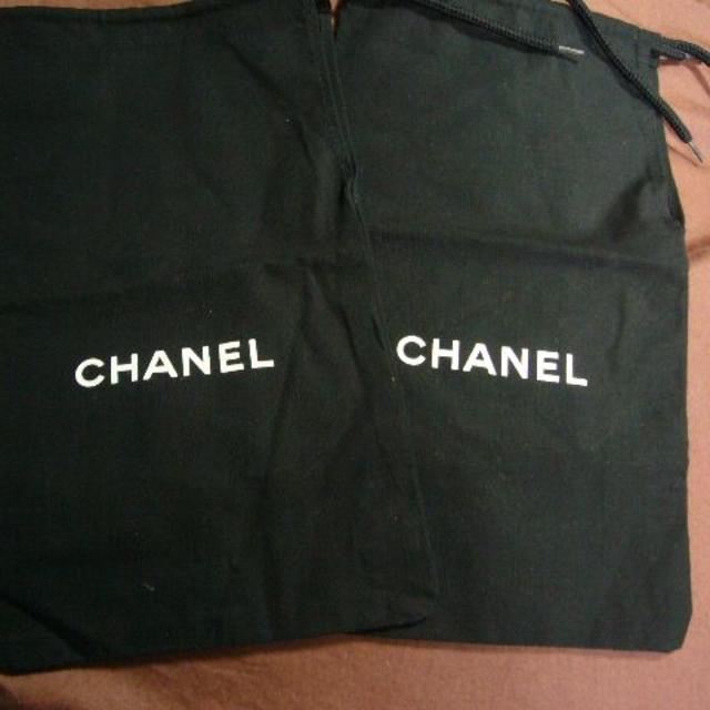 CHANEL(シャネル)のシャネルの靴の保存袋　かわいい！ レディースのファッション小物(その他)の商品写真