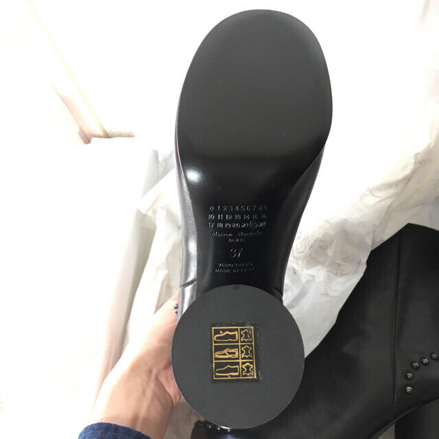 Look掲載品☆新品☆マルジェラ37サイズスタッズショートブーツ Look掲載品☆新品☆マルジェラ37サイズスタッズショートブーツ