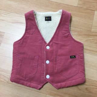 デニムダンガリー(DENIM DUNGAREE)のLee キッズ ボア ベスト 110 100の方にも☆(ジャケット/上着)