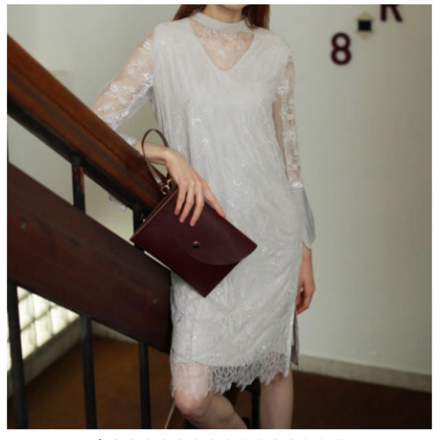 TODAYFUL(トゥデイフル)のtodayful  【今季新品未使用】Sheer Lace Dress レディースのワンピース(ひざ丈ワンピース)の商品写真