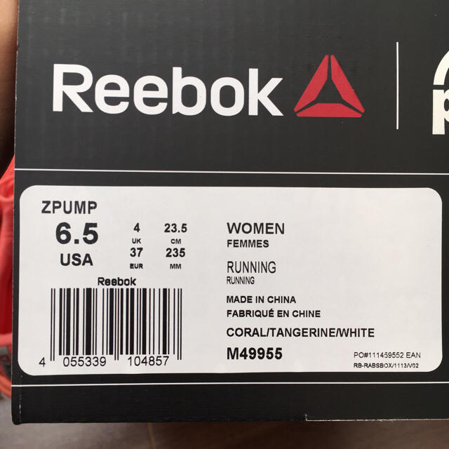 Reebok(リーボック)の【もぱぱ様専用】Reebok★ジーポンプフュージョン ウィメンズ 23.5㎝ スポーツ/アウトドアのランニング(シューズ)の商品写真