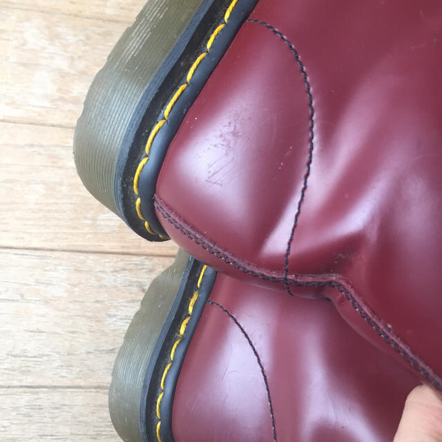 Dr.Martens(ドクターマーチン)のドクターマーチン 8ホール チェリーレッド  約24.0〜24.5 レディースの靴/シューズ(ブーツ)の商品写真