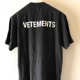 バレンシアガ(Balenciaga)の【新品 未使用】VETEMENTS ヴェトモン staff Tシャツ 黒XS(Tシャツ(半袖/袖なし))