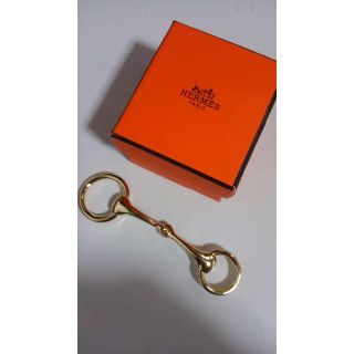 エルメス(Hermes)のエルメス　モールドゥ　スカーフリング　ゴールド　美品(その他)