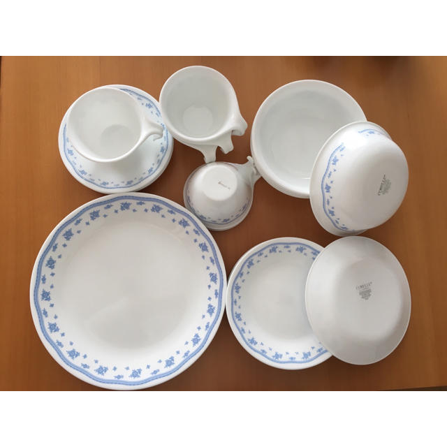 Corelle コレール モーニングブルー 皿とボウル枚セットの通販 By ホワイトベリーズ S Shop コレールならラクマ