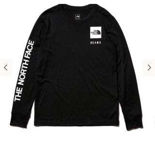 ビームス(BEAMS)のBEAMS THE NORTH FACE  ロンT 黒(Tシャツ/カットソー(七分/長袖))