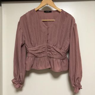 ダブルクローゼット(w closet)のw closet＊ボリューム袖ペプラムブラウス(シャツ/ブラウス(長袖/七分))