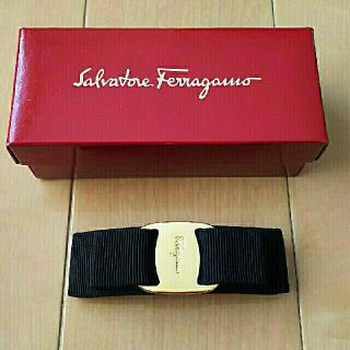 サルヴァトーレフェラガモ(Salvatore Ferragamo)のlily様専用です。正規品サルバトーレフェラガモ バレッタ 黒(バレッタ/ヘアクリップ)