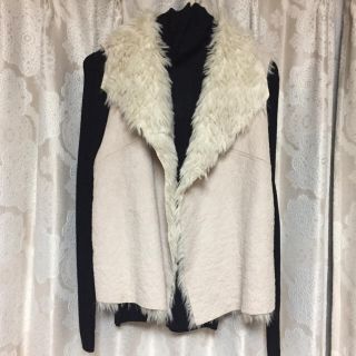 ザラ(ZARA)の大幅値下げ！ZARA BASIC フェイクファーベスト(ベスト/ジレ)