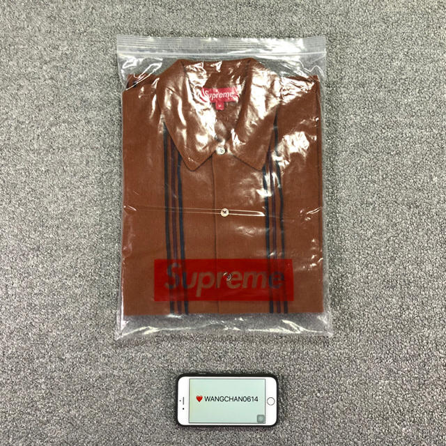 Supreme(シュプリーム)のSUPREME STRIPED POLO SWEATER シュプリーム ニット メンズのトップス(ニット/セーター)の商品写真