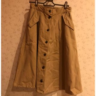 ショコラフィネローブ(chocol raffine robe)のトレンチスカート(ひざ丈スカート)