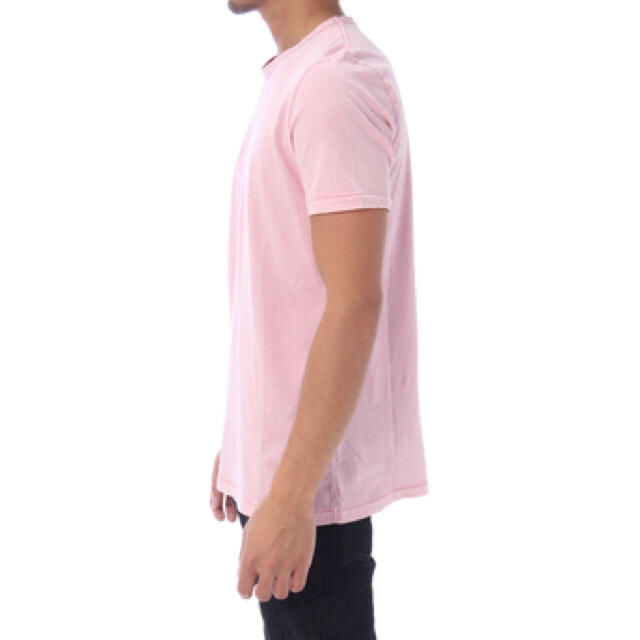 AZUL by moussy(アズールバイマウジー)のムラ染め 半袖 クルーネック Tシャツ メンズのトップス(Tシャツ/カットソー(半袖/袖なし))の商品写真