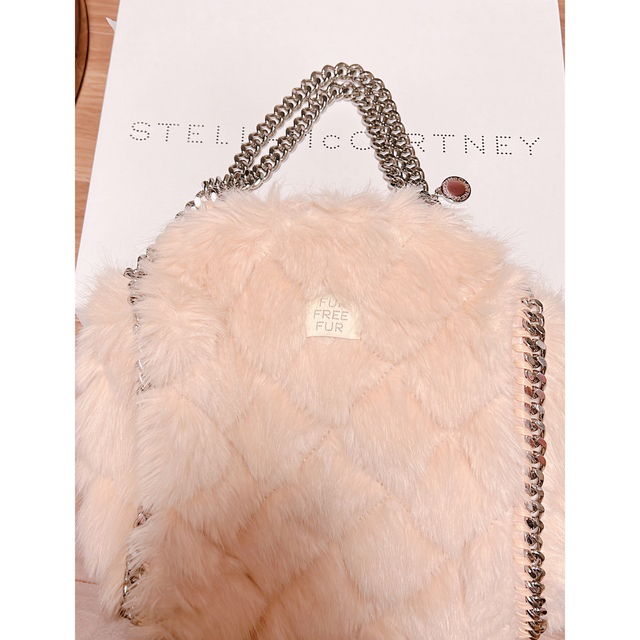 美品✨STELLA McCARTNEY ファーバッグ　2way  薄ピンク