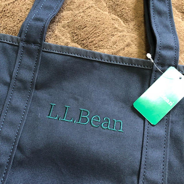 L.L.Bean(エルエルビーン)の新品未使用☆ llbean トート  エコバッグ ネイビー レディースのバッグ(エコバッグ)の商品写真