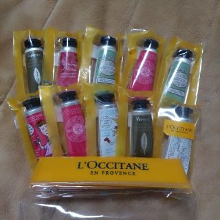 ロクシタン(L'OCCITANE)の【新品】L'OCCITANEハンドクリーム10ml×10本(ハンドクリーム)