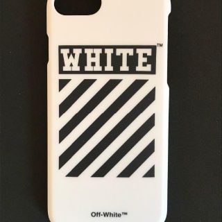 オフホワイト(OFF-WHITE)のOFF WHITE / ホワイト ダイアゴナル iPhone 7 ケース(iPhoneケース)