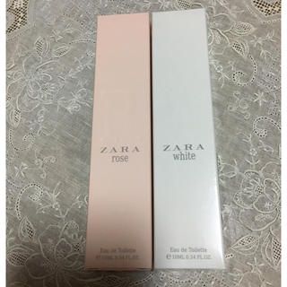 ザラ(ZARA)のZARA ロールオンオードトワレ2本セット ホワイト，ローズ(香水(女性用))
