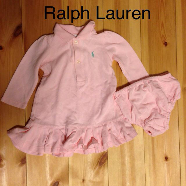 Ralph Lauren(ラルフローレン)のRalphLauren・ポロシャツブルマ キッズ/ベビー/マタニティのベビー服(~85cm)(ロンパース)の商品写真