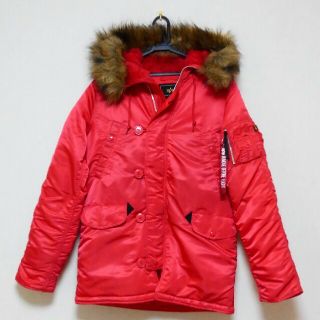 アルファインダストリーズ(ALPHA INDUSTRIES)の【yah様専用】アルファ N-3B TIGHT 【★SPICY RED★M★】(フライトジャケット)