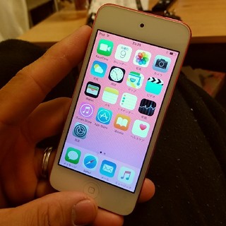 アイポッドタッチ(iPod touch)の良品 ipod touch 32gb ピンク 5世代(ポータブルプレーヤー)