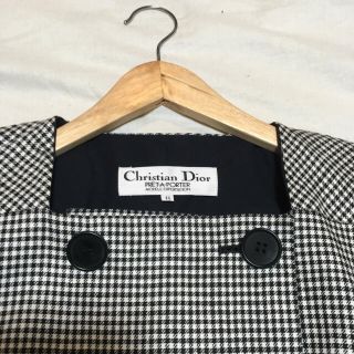 クリスチャンディオール(Christian Dior)のクリスチャンディオール★ジャケット 11号(ノーカラージャケット)