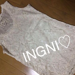 イング(INGNI)のINGNIレースタンクトップ♡(タンクトップ)