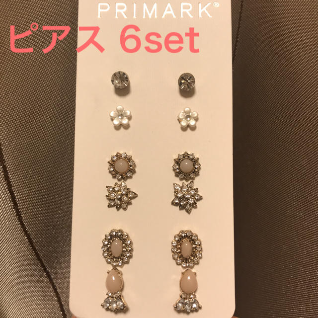 PRIMARK(プライマーク)の日本未上陸☆PRIMARK☆ピアス6セット レディースのアクセサリー(ピアス)の商品写真