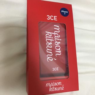 メゾンキツネ(MAISON KITSUNE')の3CE maisonkitune iPhoneケース(iPhoneケース)