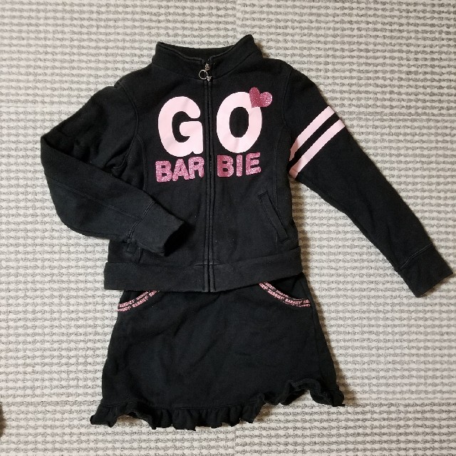 Barbie(バービー)のバービー　スウェットセットアップ キッズ/ベビー/マタニティのキッズ服女の子用(90cm~)(ジャケット/上着)の商品写真