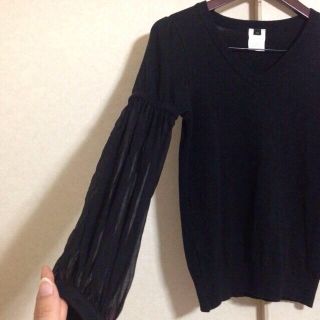 ダブルスタンダードクロージング(DOUBLE STANDARD CLOTHING)のダブスタ☆sov.シルクスリーブニット(ニット/セーター)