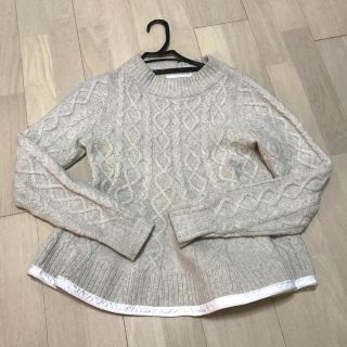 サカイラック(sacai luck)の週末限定値下げ！sacai luck サカイラック ペプラムニット(ニット/セーター)