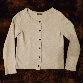 プチバトー(PETIT BATEAU)のPETIT BATEAU カーディガン グレー(カーディガン)