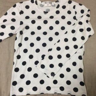 コムデギャルソン(COMME des GARCONS)のギャルソンコムコム◆水玉長袖カットソー(Tシャツ(半袖/袖なし))