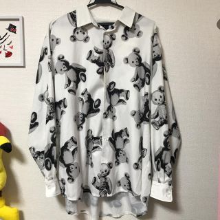 ファンキーフルーツ(FUNKY FRUIT)のスケルトンテディ総柄シャツ(シャツ/ブラウス(長袖/七分))