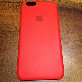 アップル(Apple)のApple純正 iPhone 6s/6 用シリコンケース レッド 赤(iPhoneケース)