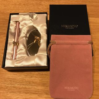 ミキモト(MIKIMOTO)のsweetmaron様専用   ミキモト  ミラー&リップブラシのセット(コフレ/メイクアップセット)