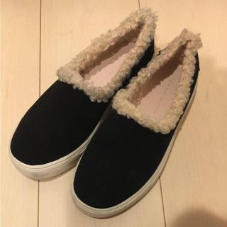 ザラ(ZARA)のZARA ファー スリッポン✨Ameri レオパードパンプス セット✨(スリッポン/モカシン)