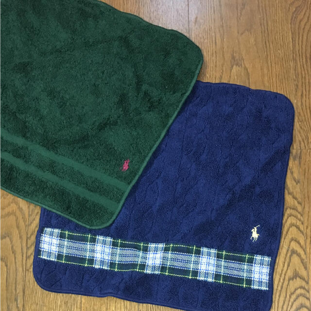 POLO RALPH LAUREN(ポロラルフローレン)のポロ ラルフローレン タオル3枚セット インテリア/住まい/日用品の日用品/生活雑貨/旅行(タオル/バス用品)の商品写真