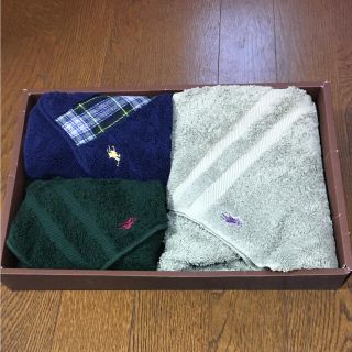 ポロラルフローレン(POLO RALPH LAUREN)のポロ ラルフローレン タオル3枚セット(タオル/バス用品)