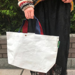 エルベシャプリエ(Herve Chapelier)のスピック&スパン 別注 エルベシャプリエ マルシェバッグ ホワイト(トートバッグ)